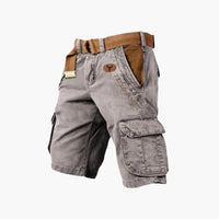 Felix Six Pocket Washed Cargo Shorts