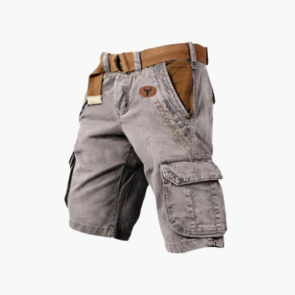 Felix Six Pocket Washed Cargo Shorts_7