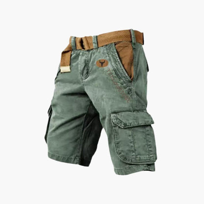 Felix Six Pocket Washed Cargo Shorts_8