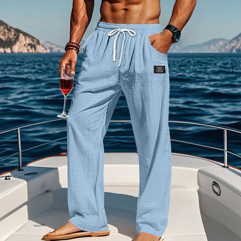 Denver Crinkle Weave Drawstring Pants