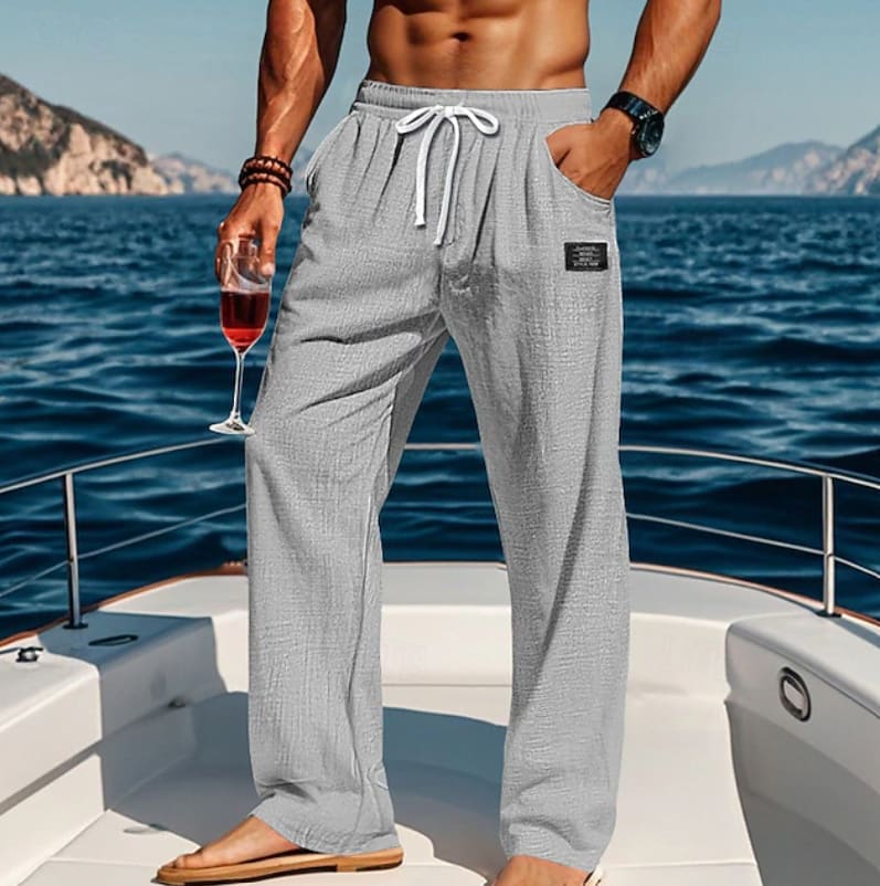 Denver Crinkle Weave Drawstring Pants