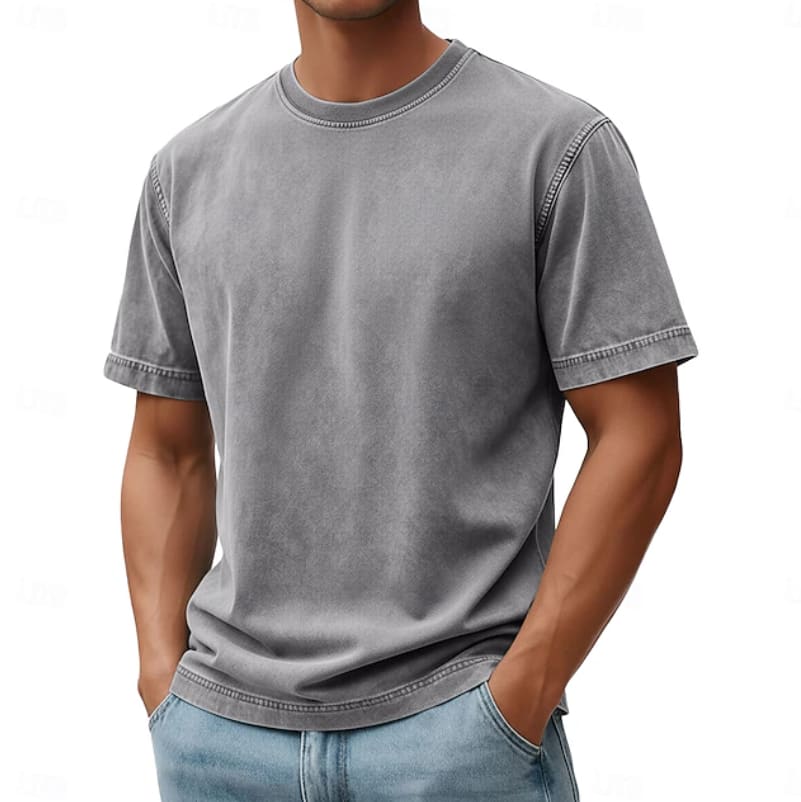 Heath Washed Crew Neck T-Shirt_4