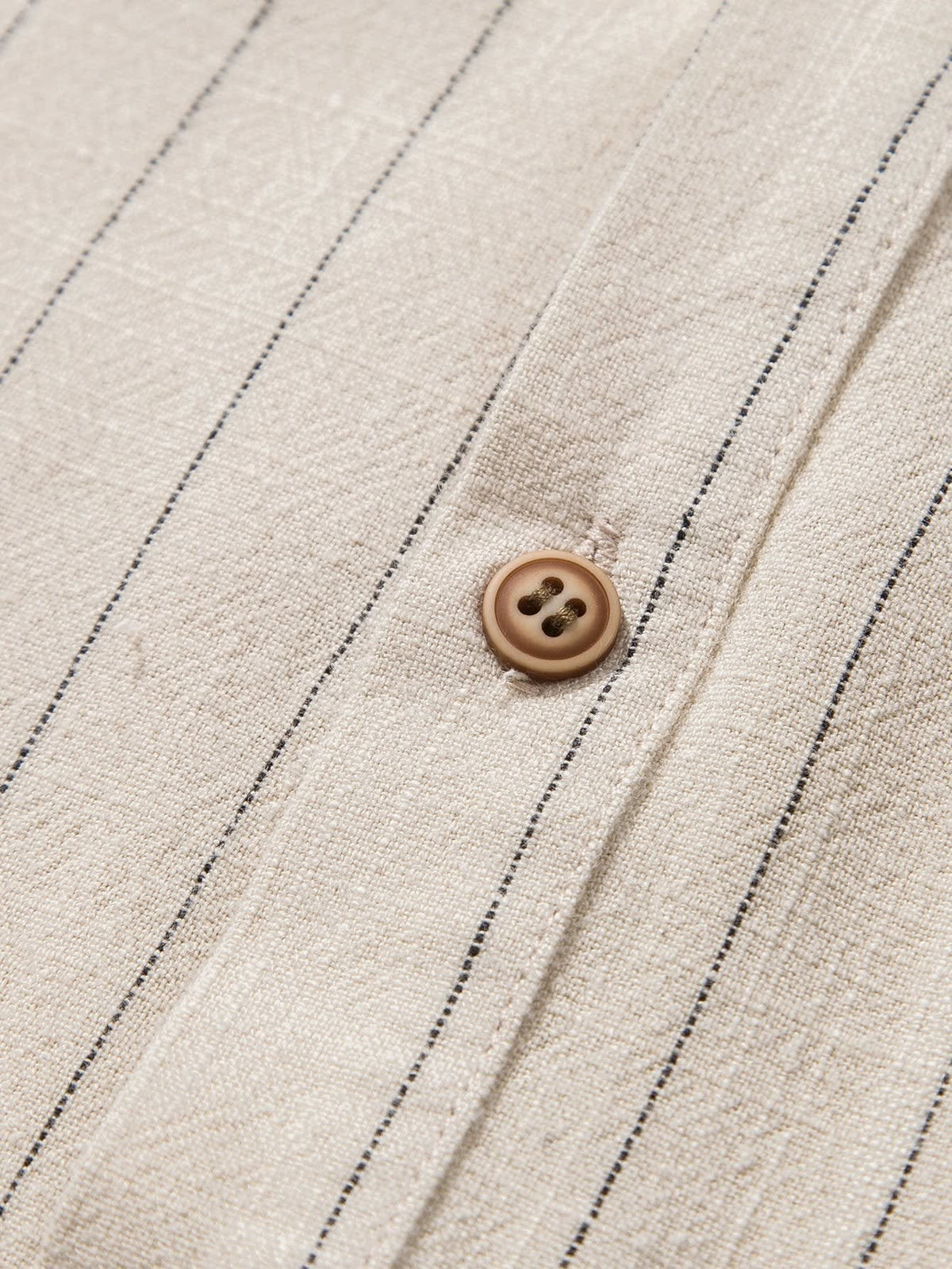Cullen Pinstripe Linen Blend Two Piece Set
