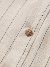 Cullen Pinstripe Linen Blend Two Piece Set