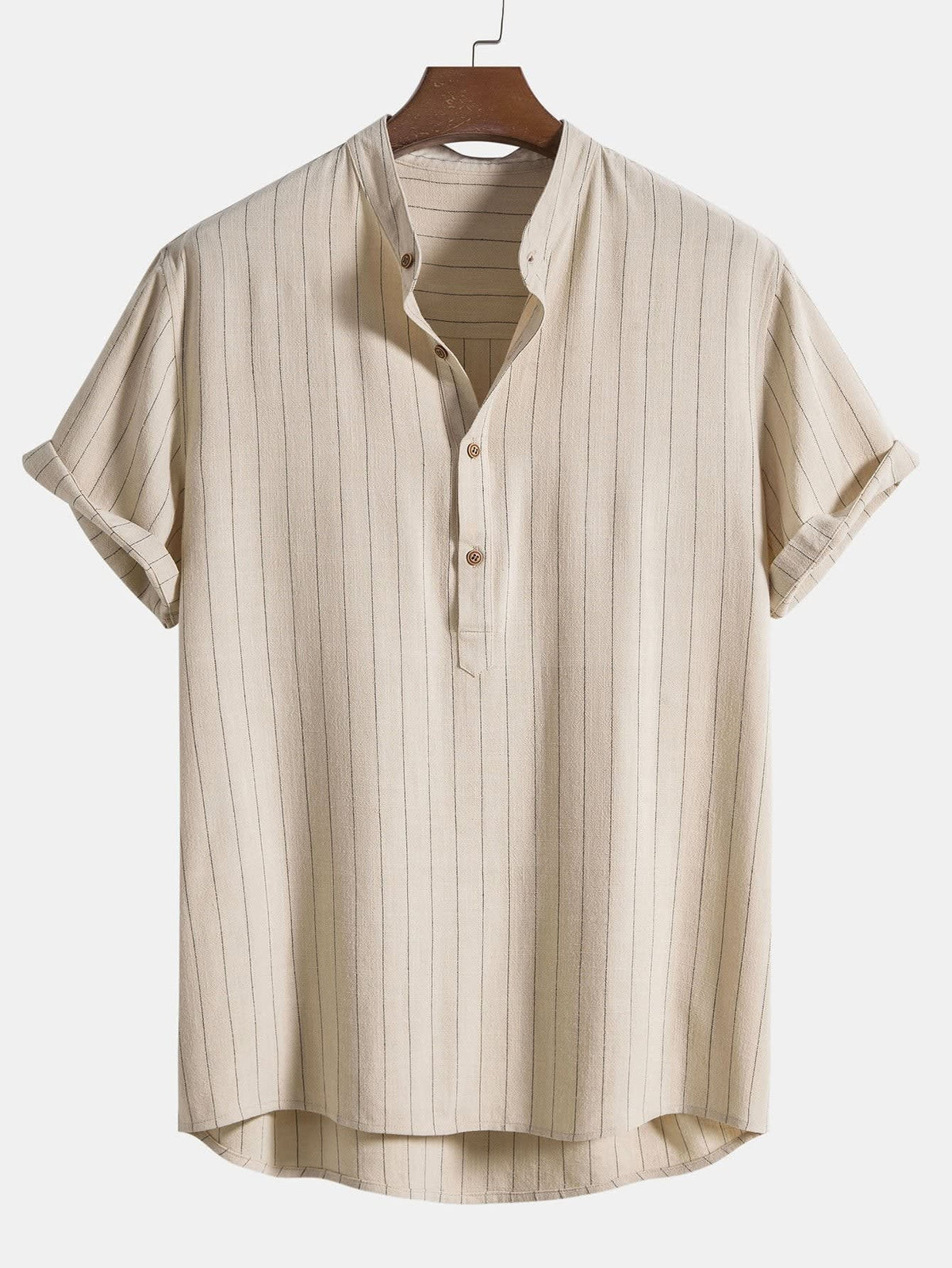 Cullen Pinstripe Linen Blend Two Piece Set
