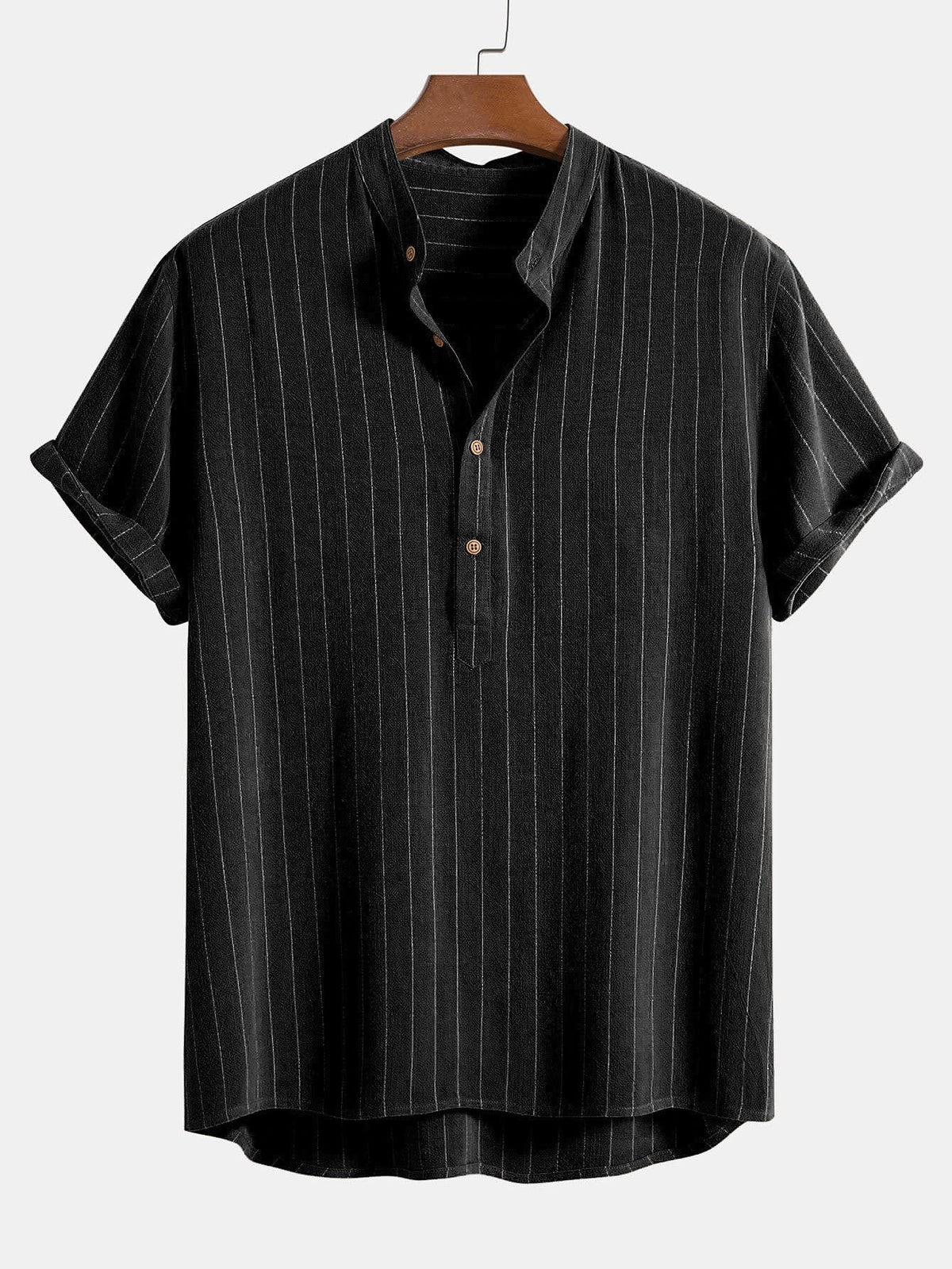 Cullen Pinstripe Linen Blend Two Piece Set