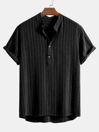Cullen Pinstripe Linen Blend Two Piece Set
