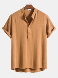 Cullen Pinstripe Linen Blend Two Piece Set