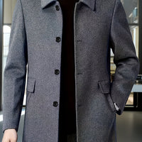 Fitzgerald Longline Single Breasted Overcoat