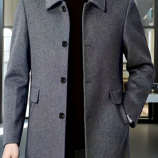 Fitzgerald Longline Single Breasted Overcoat_1