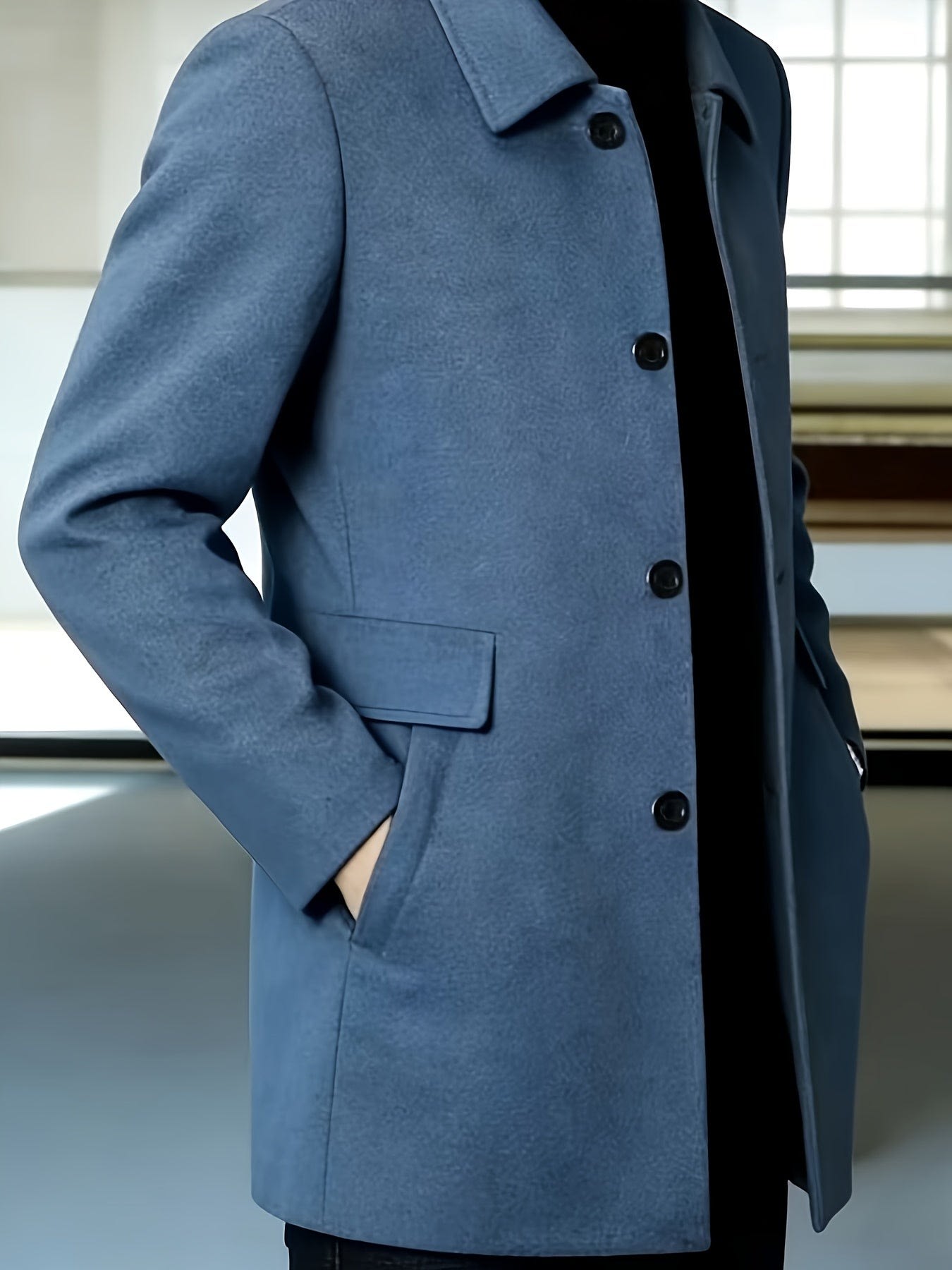 Fitzgerald Longline Single Breasted Overcoat_13