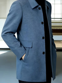Fitzgerald Longline Single Breasted Overcoat