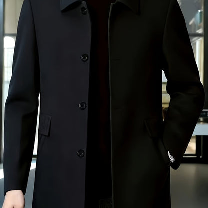 Fitzgerald Longline Single Breasted Overcoat_14