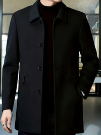 Fitzgerald Longline Single Breasted Overcoat