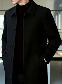 Fitzgerald Longline Single Breasted Overcoat