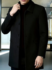 Fitzgerald Longline Single Breasted Overcoat