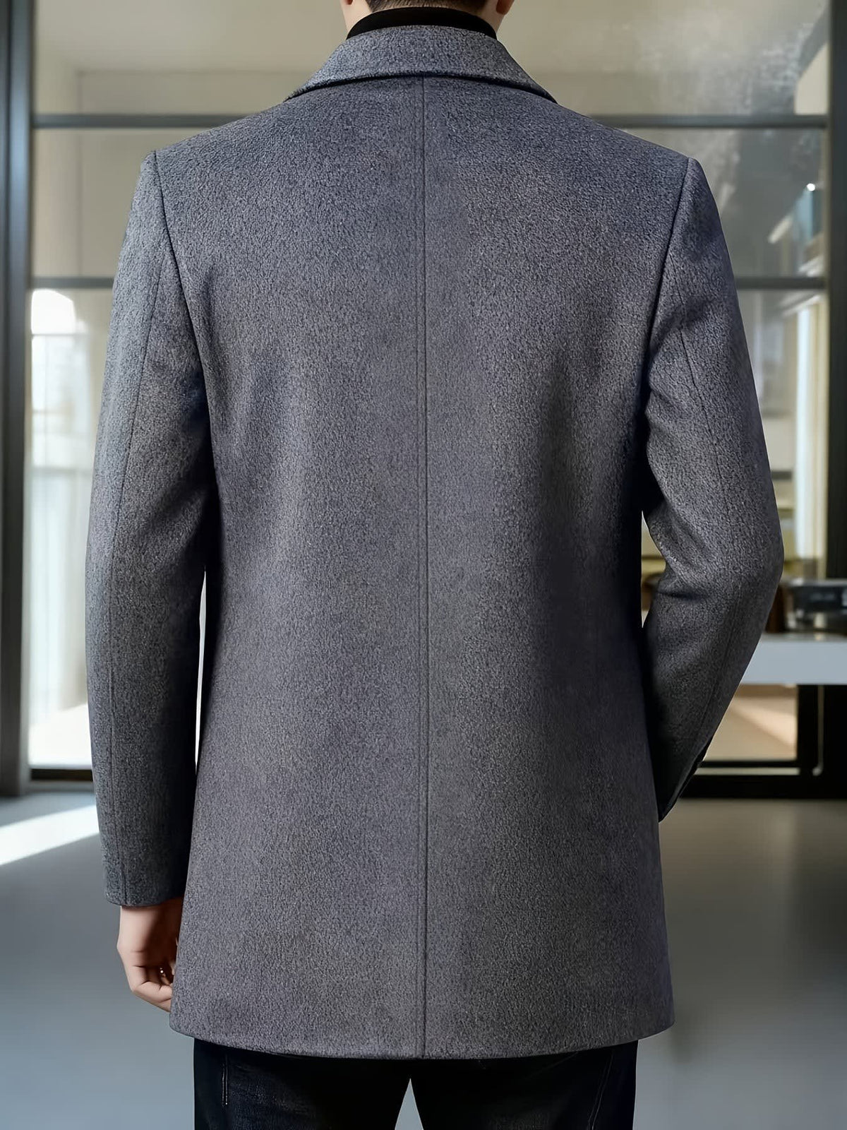 Fitzgerald Longline Single Breasted Overcoat