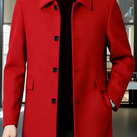 Fitzgerald Longline Single Breasted Overcoat