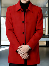 Fitzgerald Longline Single Breasted Overcoat