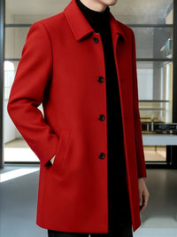 Fitzgerald Longline Single Breasted Overcoat