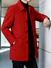 Fitzgerald Longline Single Breasted Overcoat