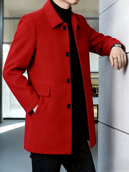 Fitzgerald Longline Single Breasted Overcoat_24