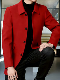 Fitzgerald Longline Single Breasted Overcoat