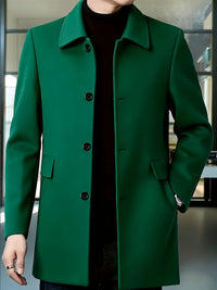 Fitzgerald Longline Single Breasted Overcoat