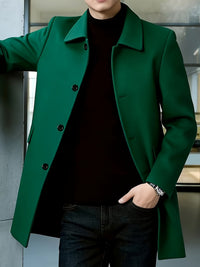 Fitzgerald Longline Single Breasted Overcoat