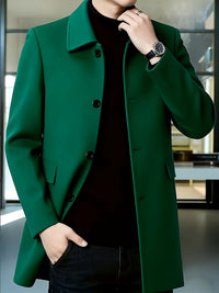 Fitzgerald Longline Single Breasted Overcoat