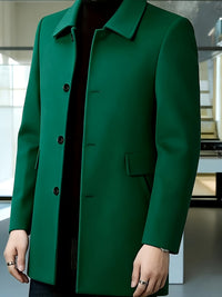 Fitzgerald Longline Single Breasted Overcoat