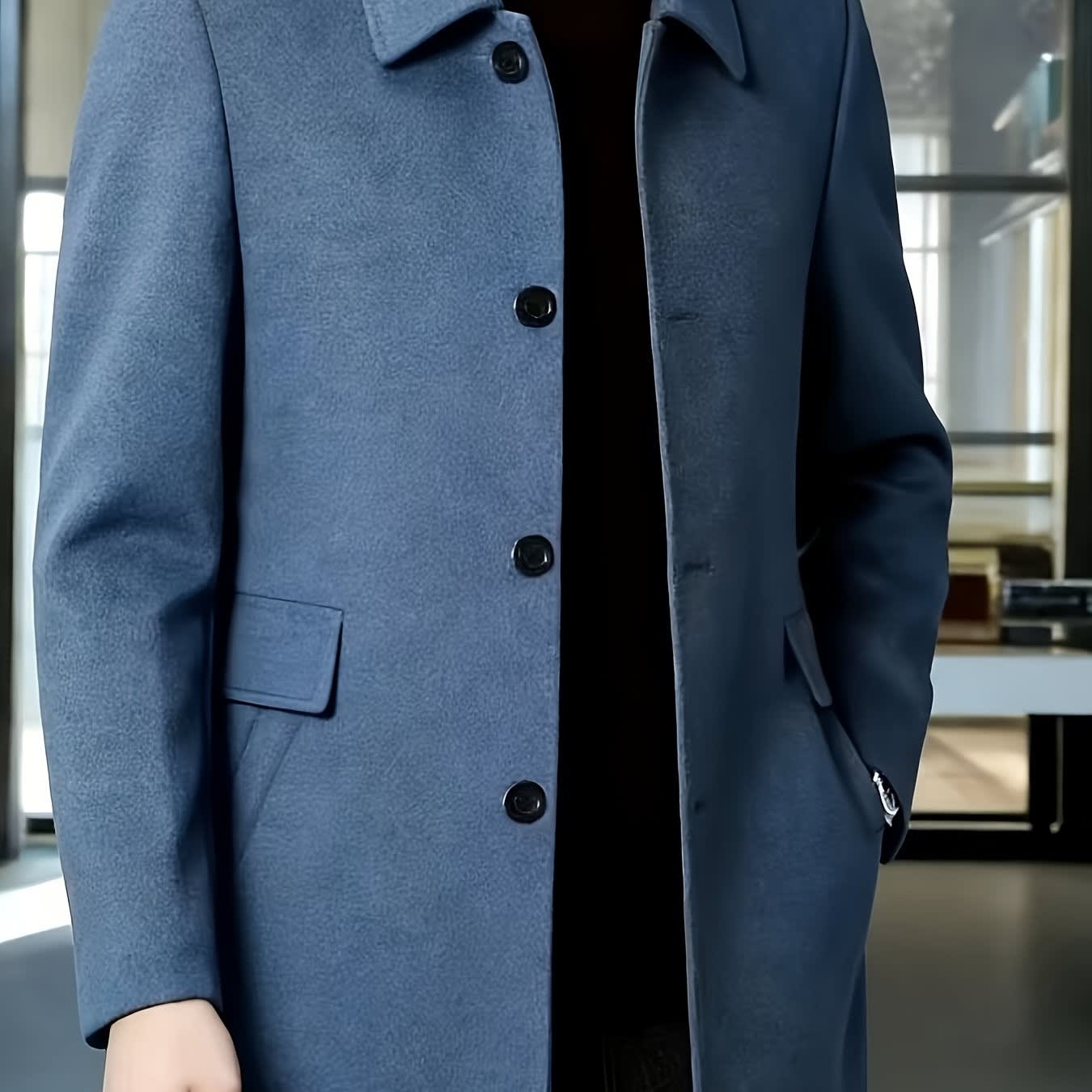 Fitzgerald Longline Single Breasted Overcoat_7