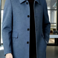 Fitzgerald Longline Single Breasted Overcoat
