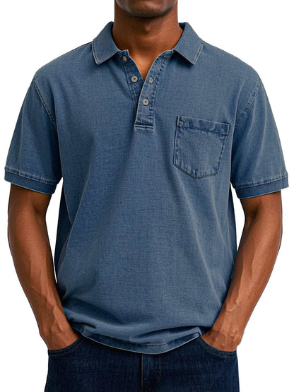 Dexter Washed Pocket Short Sleeve Polo_5