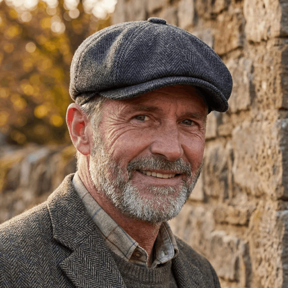 Rhodes Wool Blend Newsboy Cap