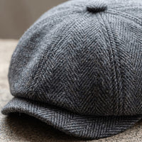 Rhodes Wool Blend Newsboy Cap