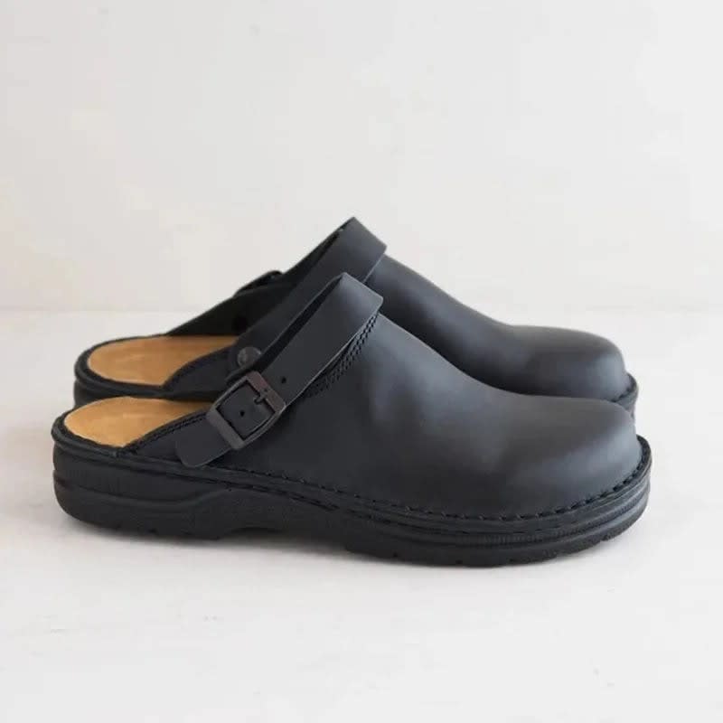 Maxwell Buckle Strap Slip-On Mules