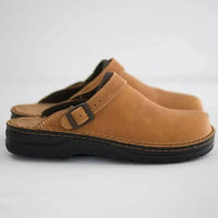 Maxwell Buckle Strap Slip-On Mules