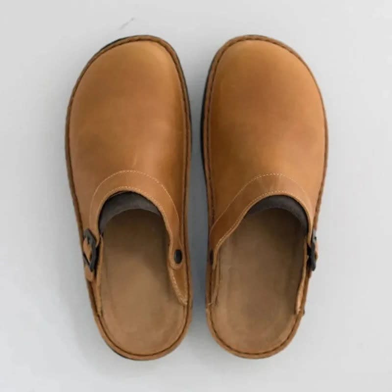 Maxwell Buckle Strap Slip-On Mules