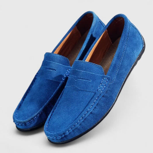 Craig Suede Slip On Penny Loafers_1