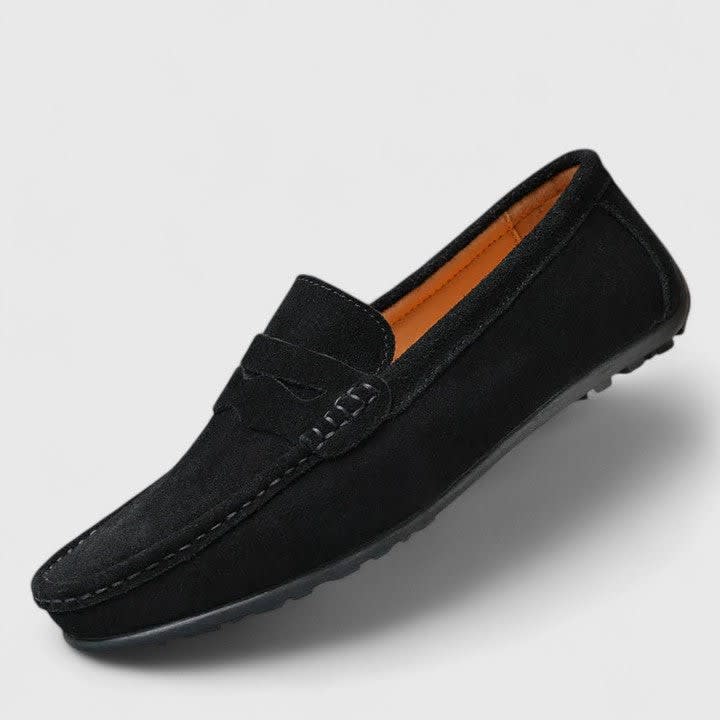 Craig Suede Slip On Penny Loafers