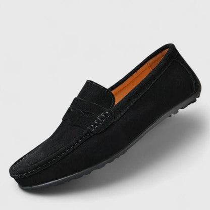 Craig Suede Slip On Penny Loafers_10
