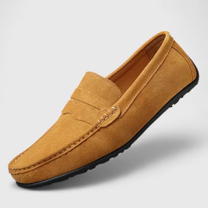 Craig Suede Slip On Penny Loafers