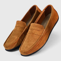 Craig Suede Slip On Penny Loafers