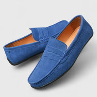 Craig Suede Slip On Penny Loafers