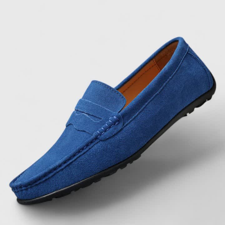 Craig Suede Slip On Penny Loafers