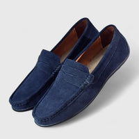 Craig Suede Slip On Penny Loafers