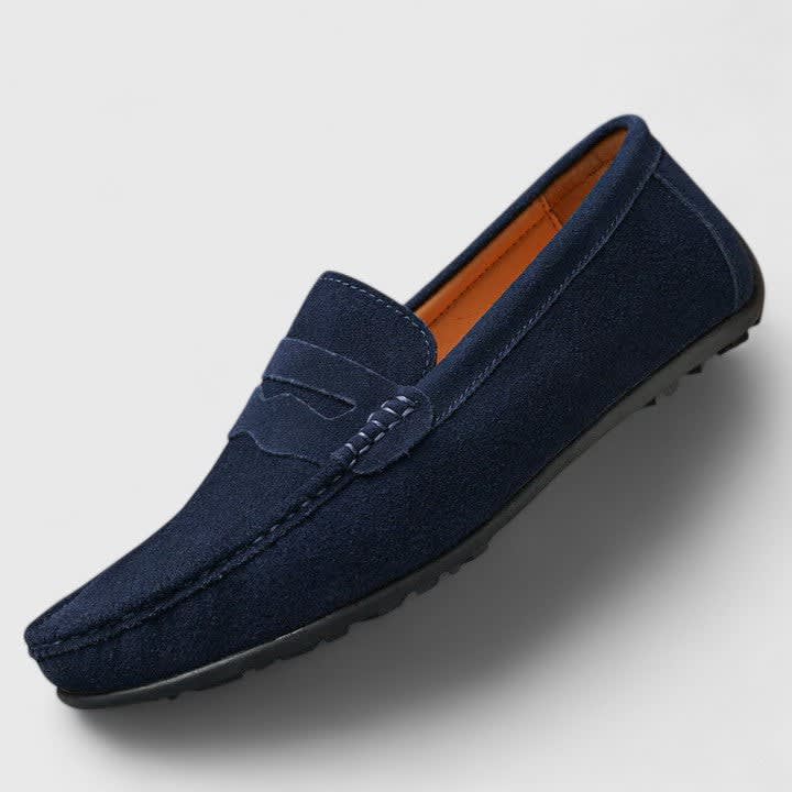 Craig Suede Slip On Penny Loafers