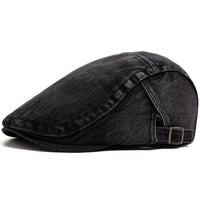 Randolph Washed Denim Flat Cap