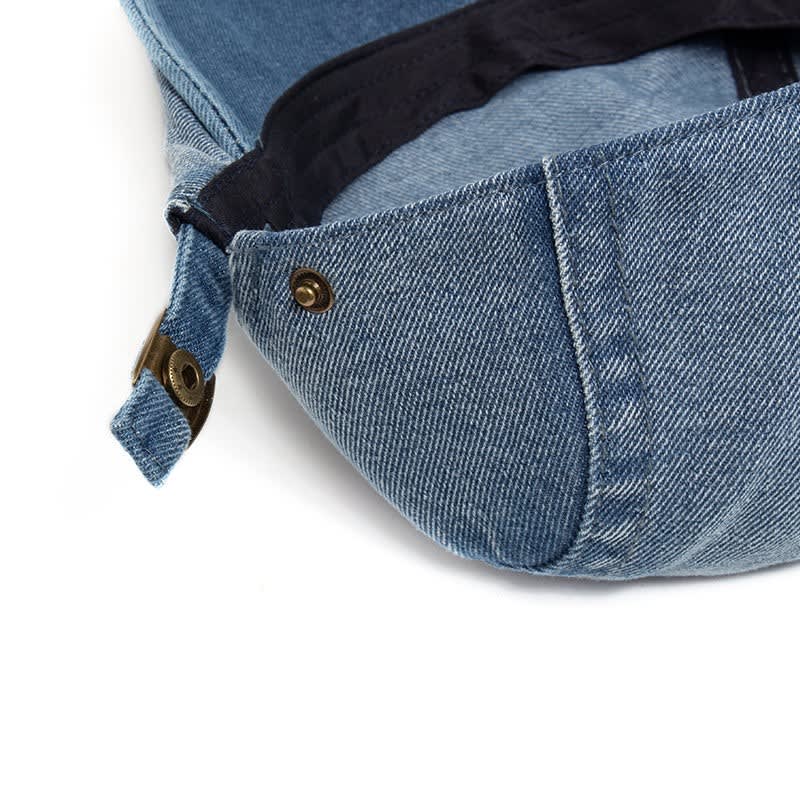 Randolph Washed Denim Flat Cap